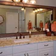 Warm Neutrals and Modern Grey Bathroom Remodel