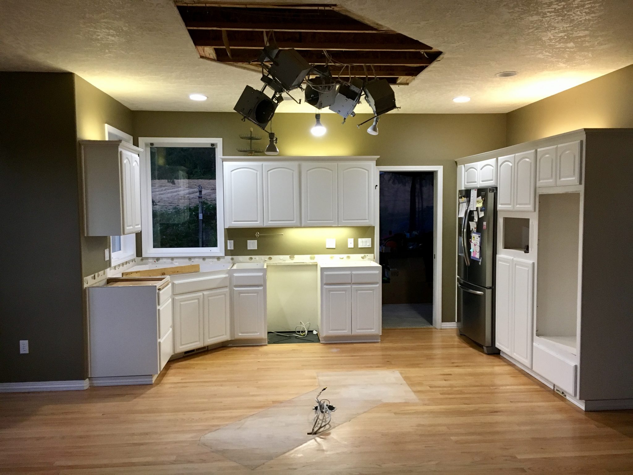 Kitchen remodel construction