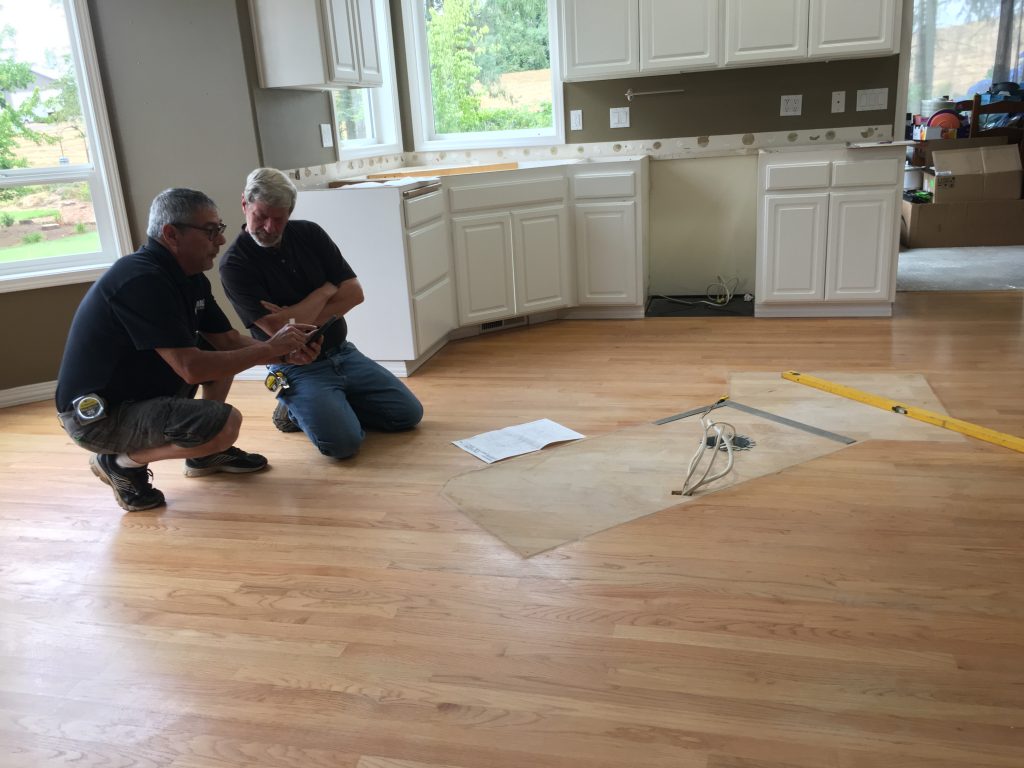 kitchen remodel progress